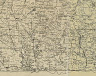 Wayne Township, Pennsylvania 1897 Old Town Map Custom Print - Greene Co.