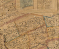 Fayette Township, Pennsylvania 1863 Old Town Map Custom Print - Juniata Co.