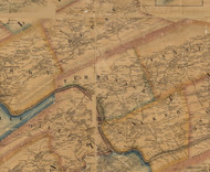 Fermanagh Township, Pennsylvania 1863 Old Town Map Custom Print - Juniata Co.