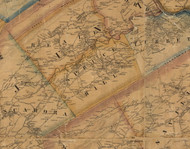 Spruce Hill Township, Pennsylvania 1863 Old Town Map Custom Print - Juniata Co.