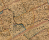 Walker Township, Pennsylvania 1863 Old Town Map Custom Print - Juniata Co.