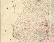 Newton Township, Pennsylvania 1879 Old Town Map Custom Print - Lackawanna Co.