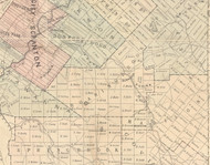 Roaring Brook Township, Pennsylvania 1879 Old Town Map Custom Print - Lackawanna Co.