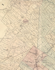 South Abingdon Township, Pennsylvania 1879 Old Town Map Custom Print - Lackawanna Co.