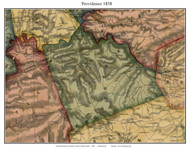 Providence Township, Pennsylvania 1858 Old Town Map Custom Print - Lancaster Co.