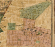 Litiz and Warwick Villages - Warwick Township, Pennsylvania 1858 Old Town Map Custom Print - Lancaster Co.