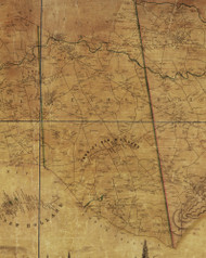 Earl Township, Pennsylvania 1855 Old Town Map Custom Print - Lancaster Co.