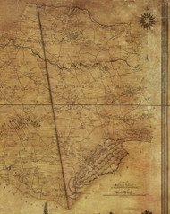 East Earl Township, Pennsylvania 1855 Old Town Map Custom Print - Lancaster Co.