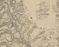Allen Township, Pennsylvania 1862 Old Town Map Custom Print - Lehigh Co.