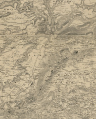 Salsburg Township, Pennsylvania 1862 Old Town Map Custom Print - Lehigh Co.