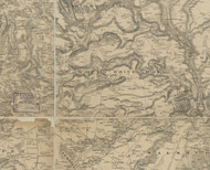 South Whitehall Township, Pennsylvania 1862 Old Town Map Custom Print - Lehigh Co.