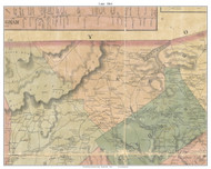 Lake Township, Pennsylvania 1864 Old Town Map Custom Print - Luzerne Co.