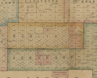Hamlin Township, Pennsylvania 1857 Old Town Map Custom Print - McKean Co.