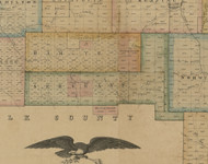 Sergeant Township, Pennsylvania 1857 Old Town Map Custom Print - McKean Co.