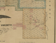 Shippen Township, Pennsylvania 1857 Old Town Map Custom Print - McKean Co.