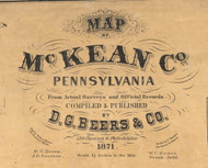 Title of Source Map - McKean Co., Pennsylvania 1871 - NOT FOR SALE - McKean Co.