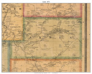 Annin Township, Pennsylvania 1871 Old Town Map Custom Print - McKean Co.