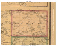 Ceres Township, Pennsylvania 1871 Old Town Map Custom Print - McKean Co.