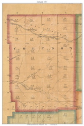 Corydon Township, Pennsylvania 1871 Old Town Map Custom Print - McKean Co.