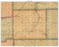 Lafayette Township, Pennsylvania 1871 Old Town Map Custom Print - McKean Co.
