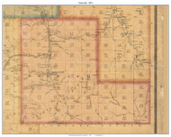 Norwich Township, Pennsylvania 1871 Old Town Map Custom Print - McKean Co.