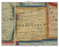 Hempfield Township, Pennsylvania 1860 Old Town Map Custom Print - Mercer Co.