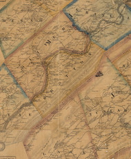 Bratton Township, Pennsylvania 1863 Old Town Map Custom Print - Mifflin Co.
