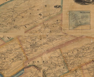Decatur Township, Pennsylvania 1863 Old Town Map Custom Print - Mifflin Co.