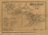 Milroy - Mifflin Co., Pennsylvania 1863 Old Town Map Custom Print - Mifflin Co.