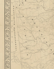 Douglas Township, Pennsylvania 1849 Old Town Map Custom Print - Montgomery Co.