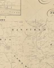 Hatfield Township, Pennsylvania 1849 Old Town Map Custom Print - Montgomery Co.