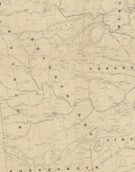 New Hanover Township, Pennsylvania 1849 Old Town Map Custom Print - Montgomery Co.