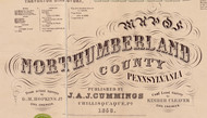 Title of Source Map - Northumberland Co., Pennsylvania 1858 - NOT FOR SALE - Northumberland Co.