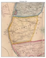 Chillisquaque Township, Pennsylvania 1858 Old Town Map Custom Print - Northumberland Co.