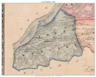 Lower Mahanoy Township, Pennsylvania 1858 Old Town Map Custom Print - Northumberland Co.