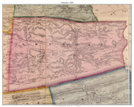 Shamokin Township, Pennsylvania 1858 Old Town Map Custom Print - Northumberland Co.