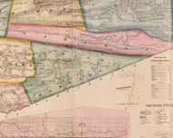 Upper Mahanoy Township, Pennsylvania 1858 Old Town Map Custom Print - Northumberland Co.