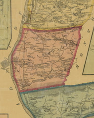 Chillisquaque Township, Pennsylvania 1874 Old Town Map Custom Print - Northumberland Co.