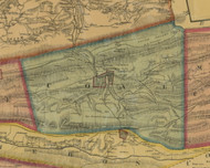 Coal Township, Pennsylvania 1874 Old Town Map Custom Print - Northumberland Co.