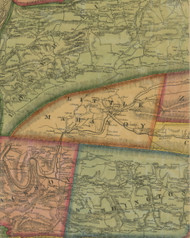 Little Mahanoy Township, Pennsylvania 1874 Old Town Map Custom Print - Northumberland Co.