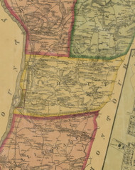 Turbut Township, Pennsylvania 1874 Old Town Map Custom Print - Northumberland Co.