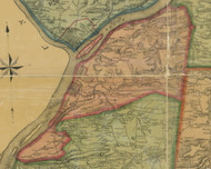Upper Augusta Township, Pennsylvania 1874 Old Town Map Custom Print - Northumberland Co.