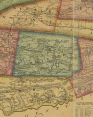 Washington Township, Pennsylvania 1874 Old Town Map Custom Print - Northumberland Co.