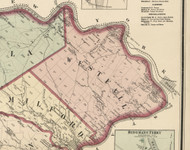 Westfall Township, Pennsylvania 1872 Old Town Map Custom Print - Pike Co.