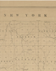 Bingham Township, Pennsylvania 1856 Old Town Map Custom Print - Potter Co.