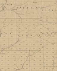 Summitt Township, Pennsylvania 1856 Old Town Map Custom Print - Potter Co.