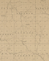 Ulysses Township, Pennsylvania 1856 Old Town Map Custom Print - Potter Co.