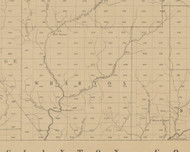 Wharton Township, Pennsylvania 1856 Old Town Map Custom Print - Potter Co.