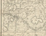 Roulette Township, Pennsylvania 1893 Old Town Map Custom Print - Potter Co.