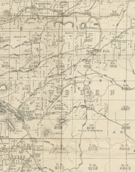 Sweden Township, Pennsylvania 1893 Old Town Map Custom Print - Potter Co.